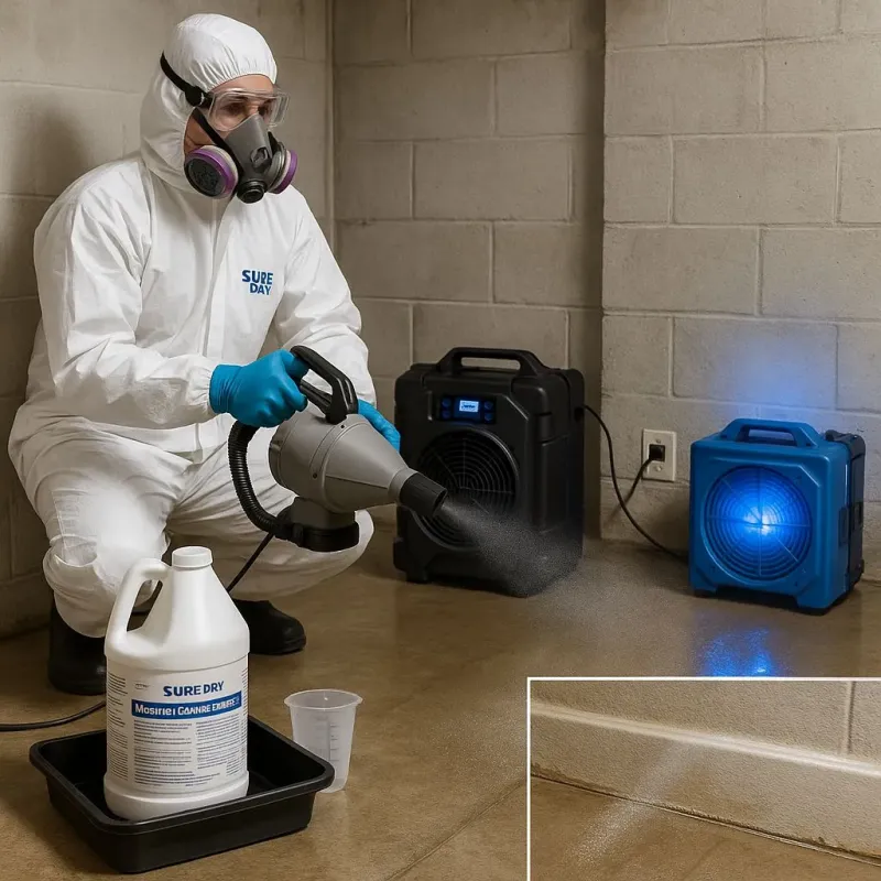 Sanitization and Odor Removal process in Marion, KS