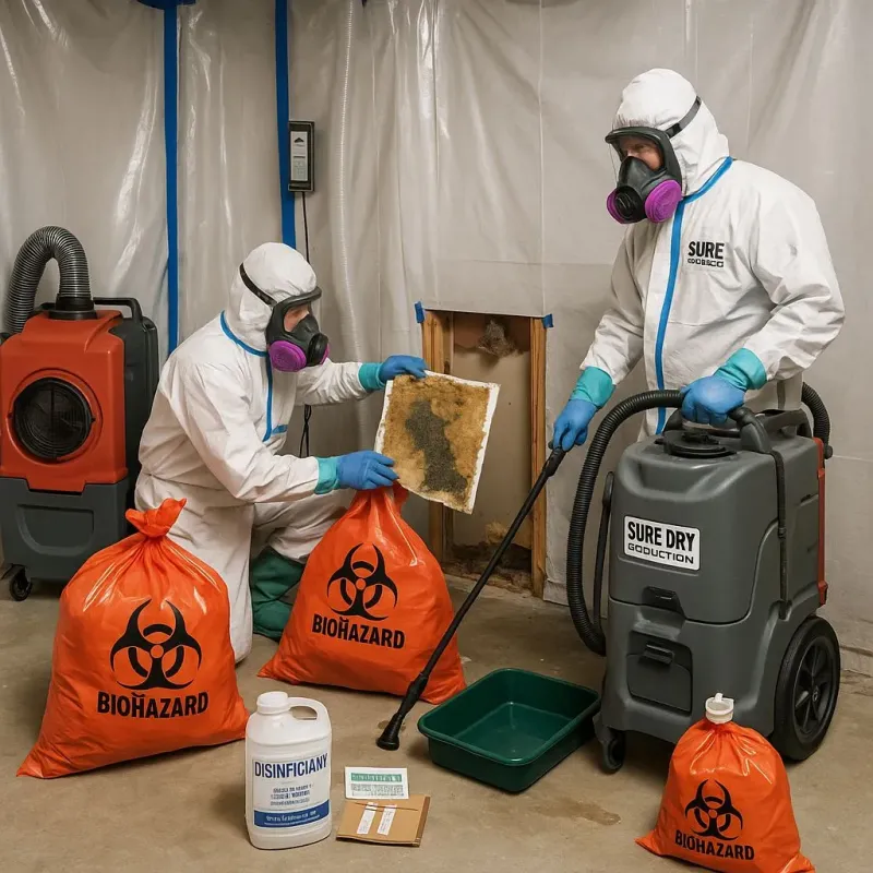 Contaminated Water Handling Protocols process in Marion, KS