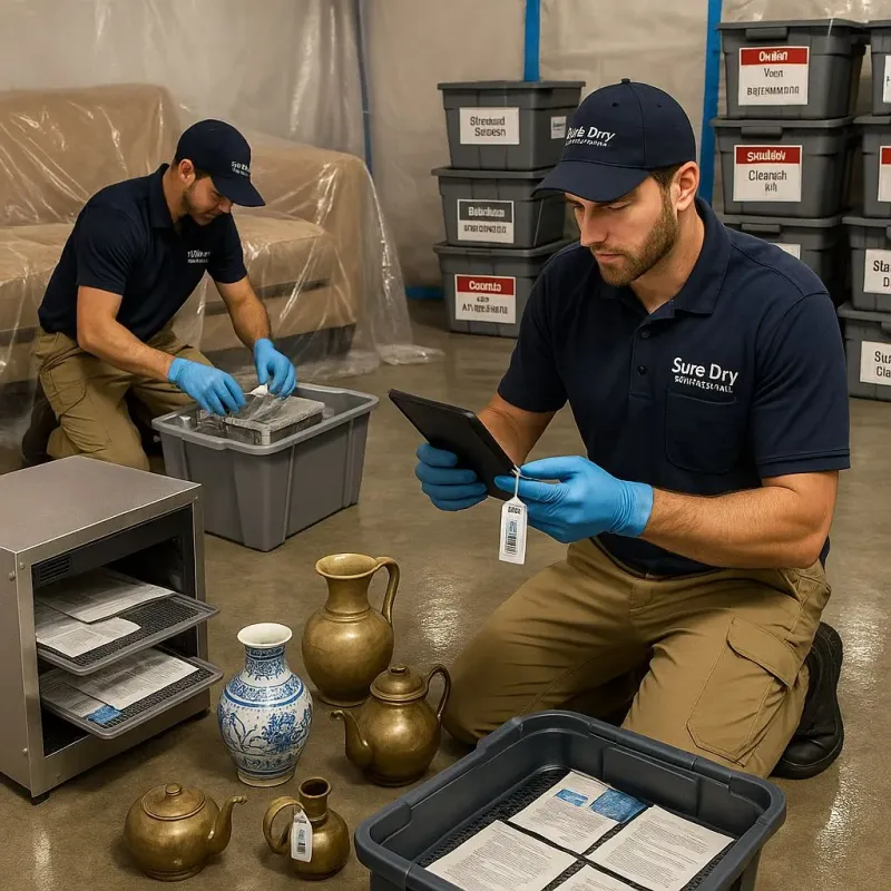 Content Protection and Restoration process in Marion, KS
