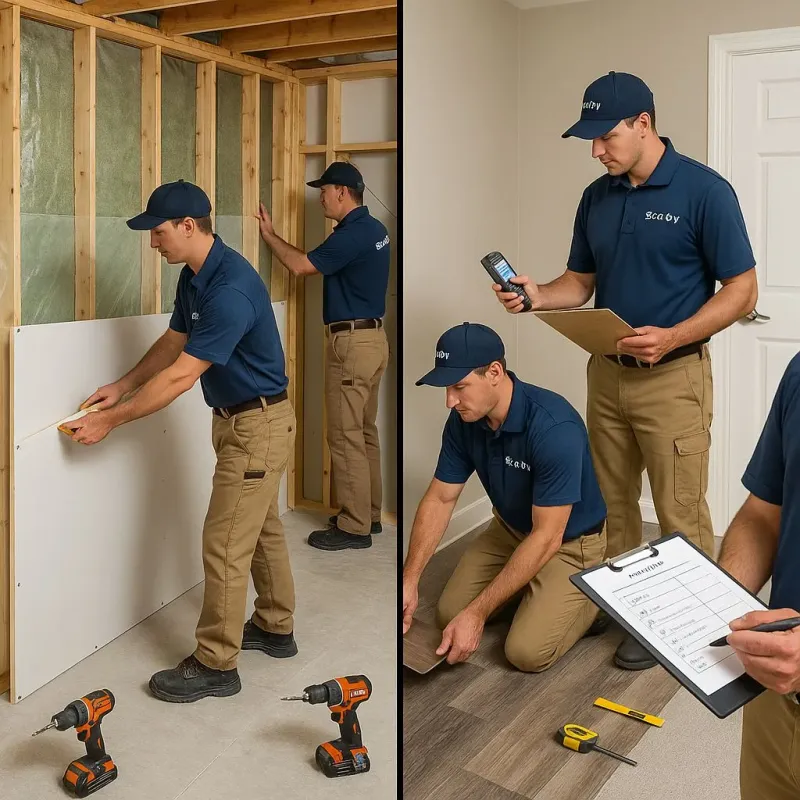Repairs and Reconstruction process in Marion, KS